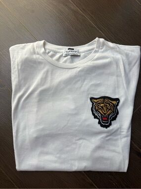 Topman White Short-Sleeve Crewneck Tee